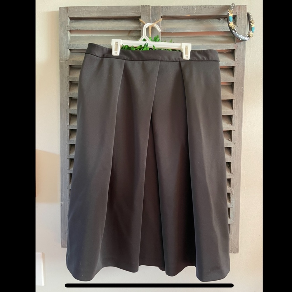 Vince Camino A-line Black Skirt with POCKETS